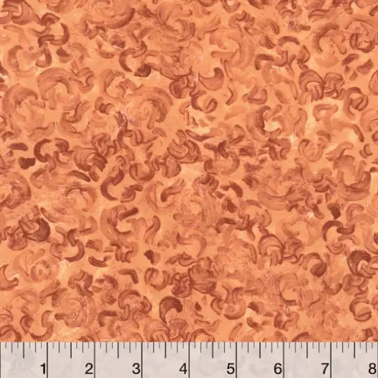 Robert Kaufman Terra Cotta Brush Strokes Cotton Fabric {3}