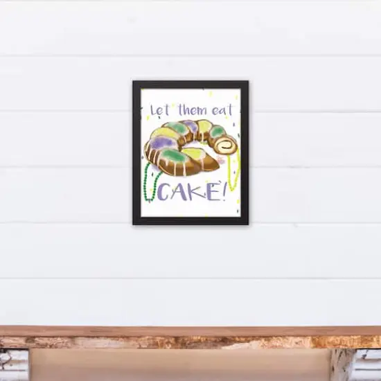 Let Them Eat Cake Floating Framed Canvas {4}