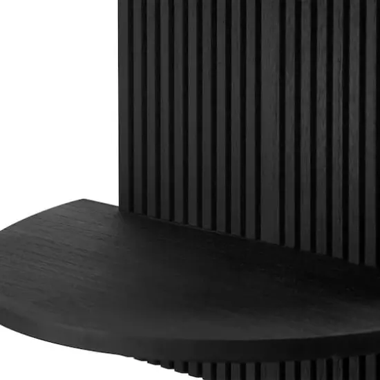 American Art Decor Lunar Ledges Wall shelf in Black - 23.75" x 14" {4}