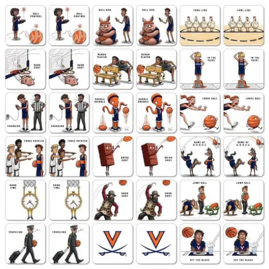 College Team Licensed Memory Match Game Virginia Cavaliers {4}