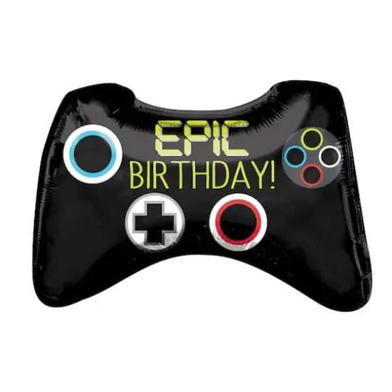 28" Epic Birthday Controller Foil Balloon {1}