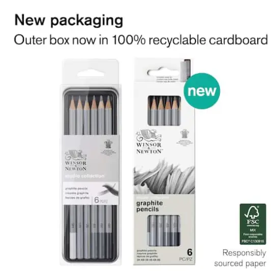 Winsor & Newton&trade; Studio Collection&trade; Graphite Pencil Tin Set {3}