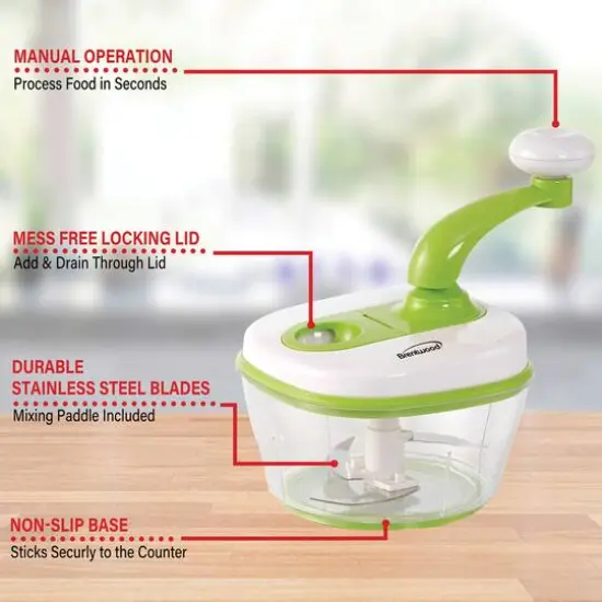 Brentwood Food Processor With 8-Cup Storage Container, Stainless Steel Blades & Paddle Mixer {7}