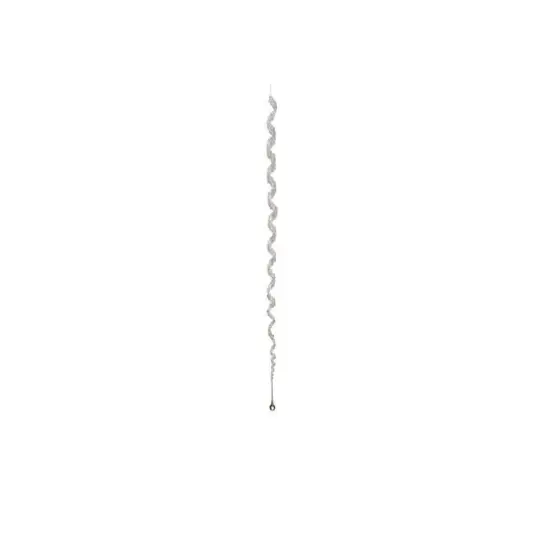 43" Clear Elegant Spiral Winter Icicle Drop Ornament {1}