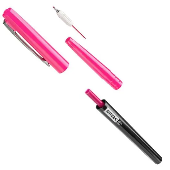 Arteza&reg; 24 Bright & Neon Colors Permanent Ultra Fine Tip Marker Set {5}