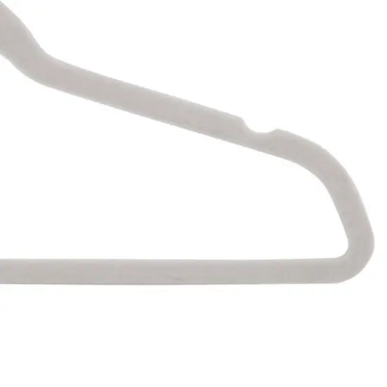Laura Ashley Slim Velvet Hangers, 25ct. White {8}