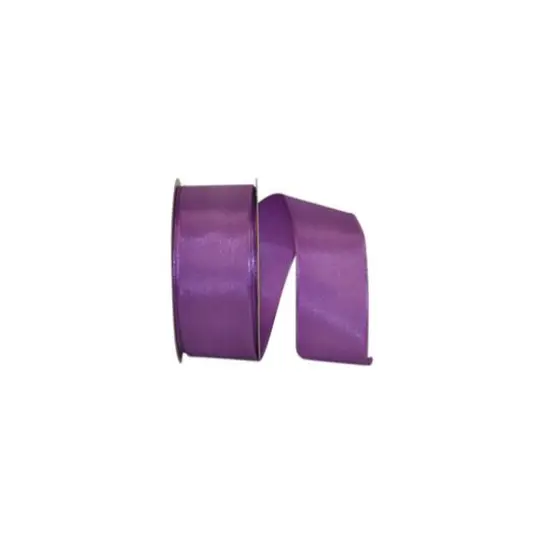 Reliant 1.5" x 25yd. Rhapsody Taffeta Wired Ribbon Grape {1}