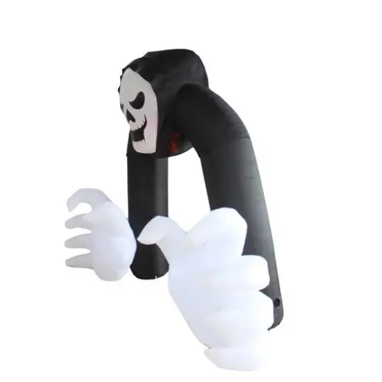 13ft. Inflatable Halloween Archway with Projection LED Lighting {3}