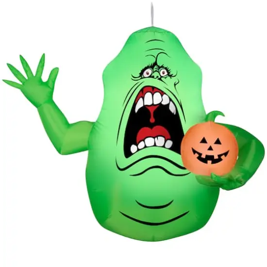 4ft. Airblown&reg; Inflatable Halloween Ghostbusters Hanging Slimer {1}