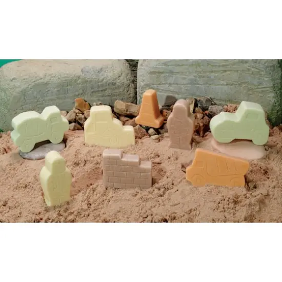 Yellow Door Little Lands Construction Stone Figure Play Set {3}