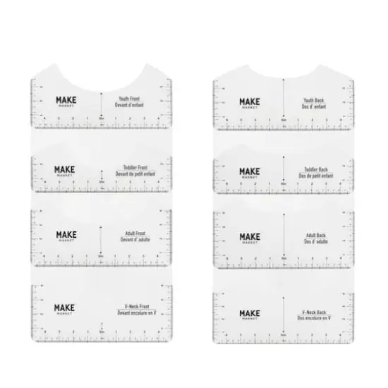 T-Shirt Ruler Guide Set by Make Market&reg; {1}