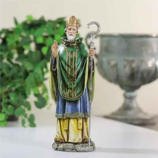 10.5" Joseph's Studio Irish Saint Patrick Religious Figure {4}