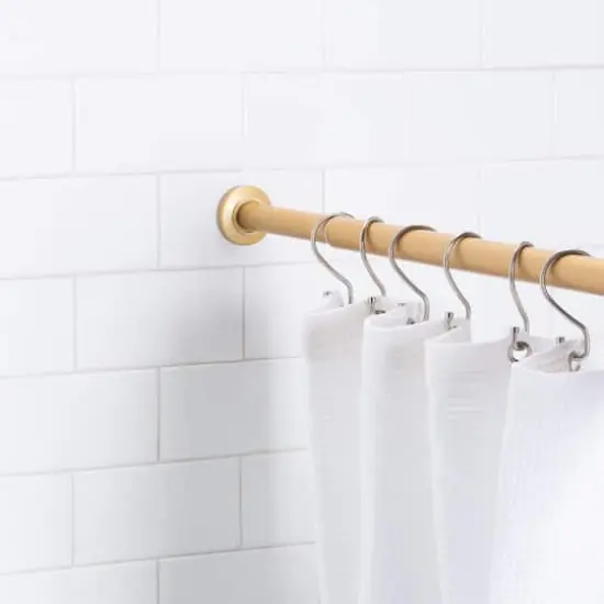 Bath Bliss Satin 12 Piece S-Hook Shower Curtain Rings {4}