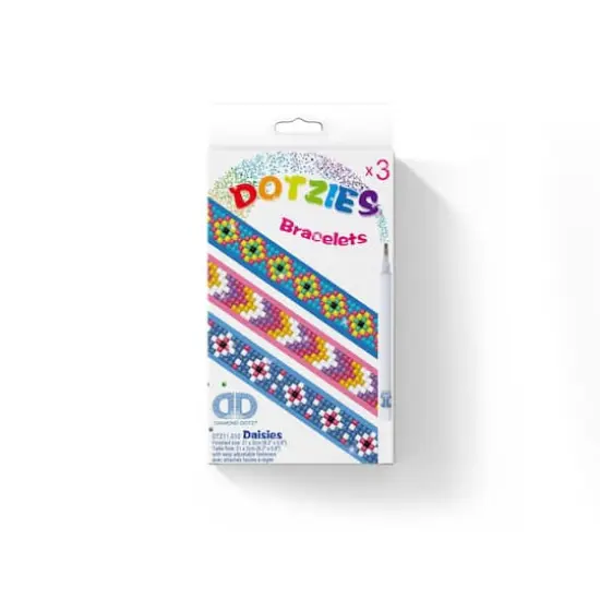 Diamond Dotz&reg; Dotzies&reg; Daisies Bracelets Diamond Painting Artwork Kit {3}