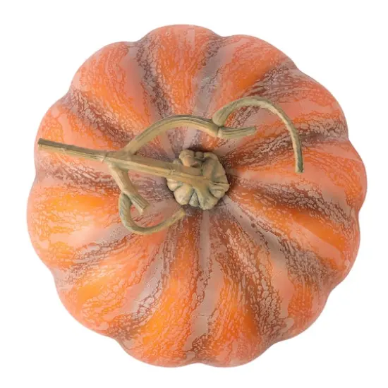 13.5" Tall Dark Orange Decorative Pumpkin by Ashland&reg; {3}