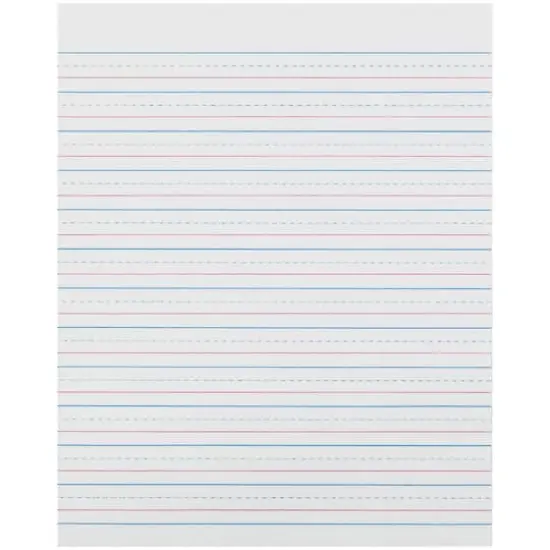 Pacon&reg; Zaner-Bloser&trade; Grade 3 Sulphite Handwriting Paper, 500ct. {1}