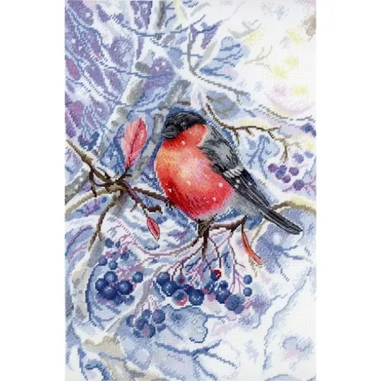 Mp Studia In The Snowing Forest Cross Stitch Kit {1}