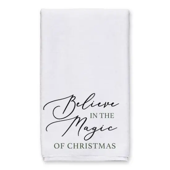 White Believe in Magic Tea Towel Set {3}