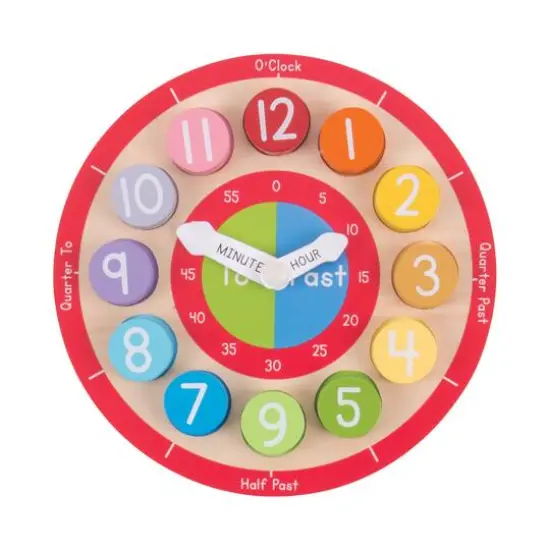 Wooden Teaching Clock {3}