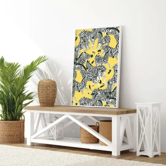 RoomMates Herd Together Peel & Stick Wallpaper Yellow {4}