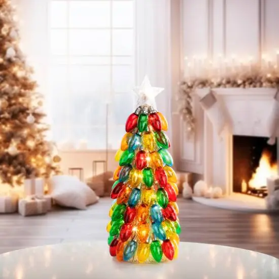 Mr. Christmas 18" Multicolor Retro C9 Bulb Tree  {3}
