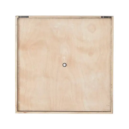 Blue Wood Coastal Abstract Art Wall Decor, Set of 4 16" x 16" {8}