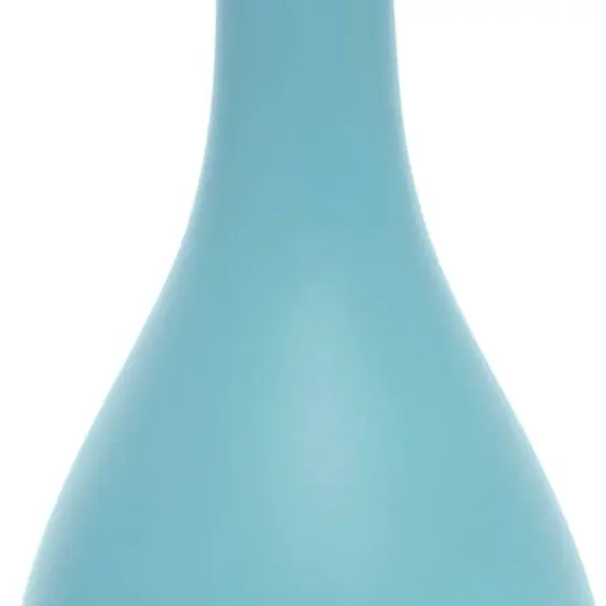 Creekwood Home Essentix 18" Ceramic Dewdrop Table Lamp Blue {8}