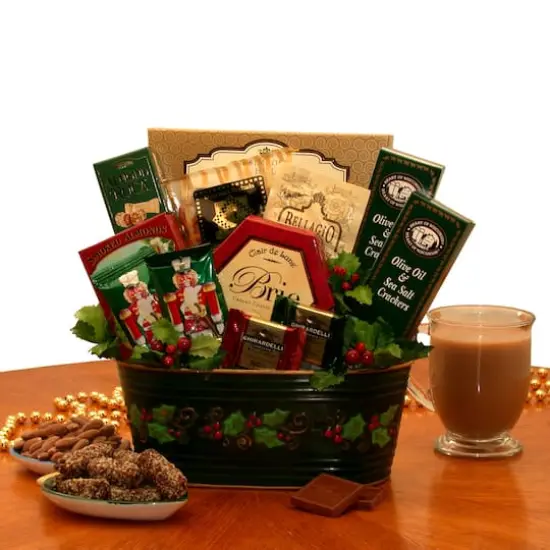 Deck The Halls Holiday Gift Basket {1}