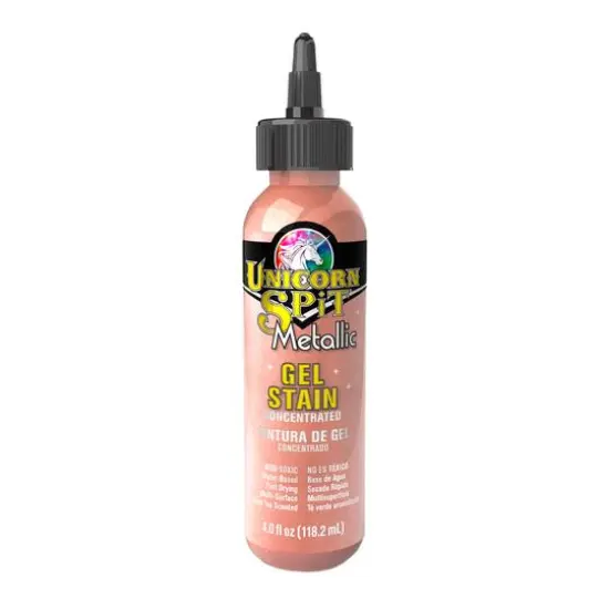 Unicorn SPiT&reg; Metallic Gel Stain, 4oz. Zeus {2}
