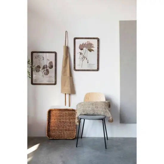 Hello Honey&reg; Chambray Back Woven Cotton Blend Lumbar Pillow with Tassels {3}