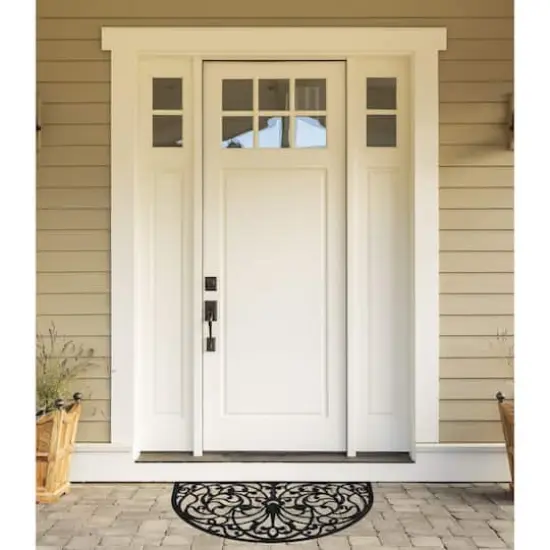 DII&reg; J&M French Arch Half Round Rubber Doormat {4}