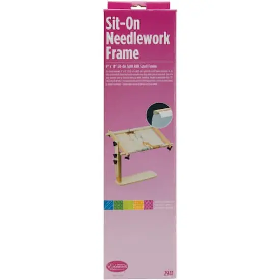 Frank A. Edmunds Co. 18" x 9" Sit-On Needlework Frame {1}
