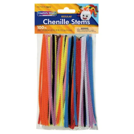 Creativity Street® Regular Chenille Stems, 12 Packs of 100 {3}