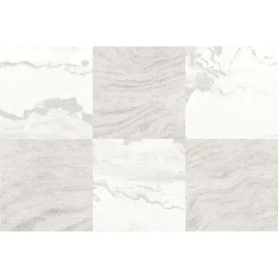 FloorPops Checkered Peel & Stick Floor Tiles Beige {1}