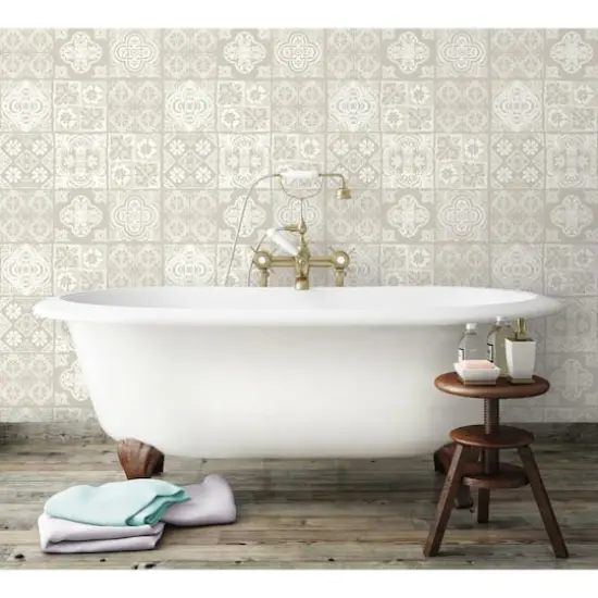 RoomMates Marrakesh Tile Peel & Stick Wallpaper Tan/Beige {6}