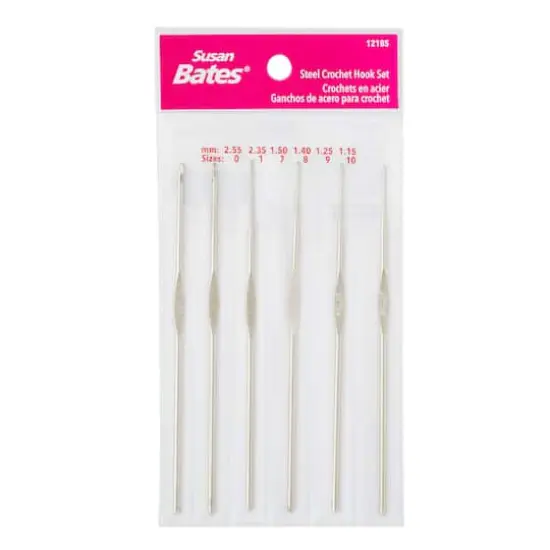 Susan Bates&reg; Steel Crochet Hook Set {1}