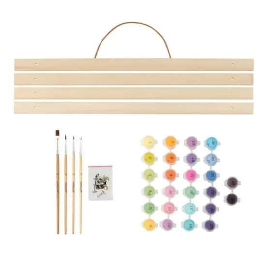 16" x 20" Pop Cat Paint-by-Number Kit with Wood Display Hanger by Artist's Loft&reg; {3}