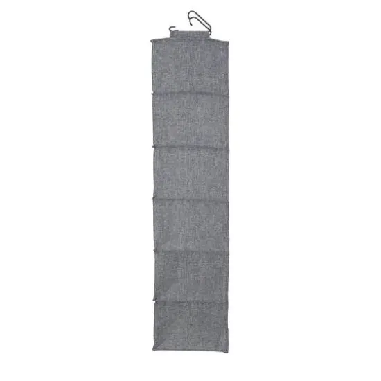 Household Essentials 6 Shelf Hanging Closet Organizer Graphite {5}