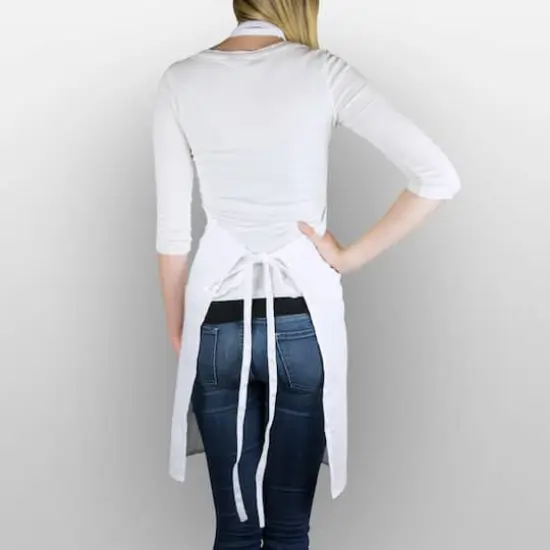 DII&reg; Chino Chef Apron White {7}