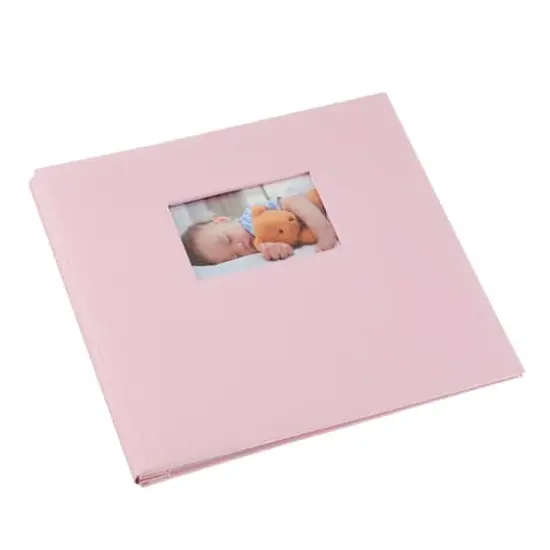 12" x 12" Cloth Scrapbook Album by Recollections&reg; Light Pink {1}