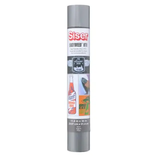 Siser&reg; EasyWeed&reg; Heat Transfer Vinyl, 36" Silver {1}