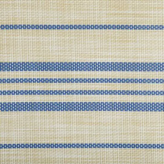 DII® French Blue Striped Farmhouse Woven Placemat Set, 6ct. {4}