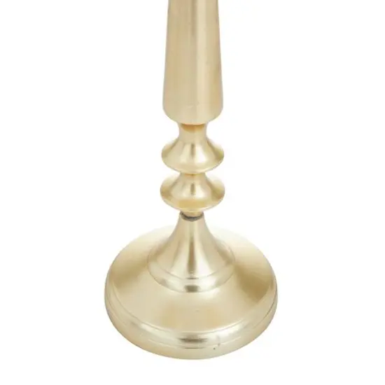 Gold Aluminum Traditional Candelabra, 24" x 13" x 13" {6}