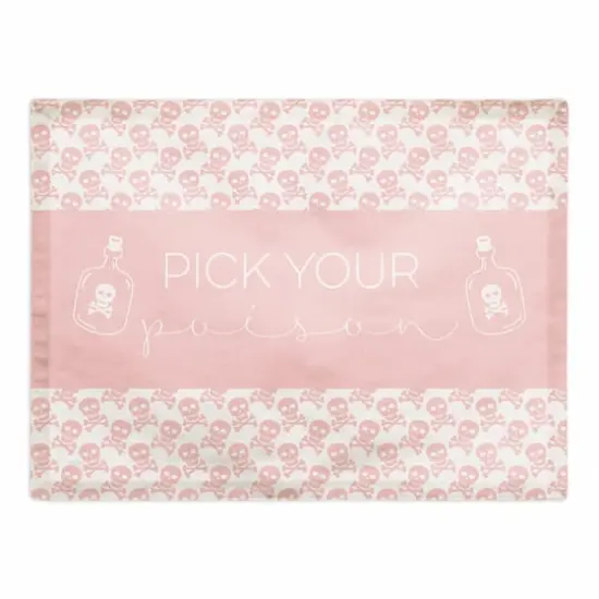 Pick Your Poison Polyester Twill Placemat {1}