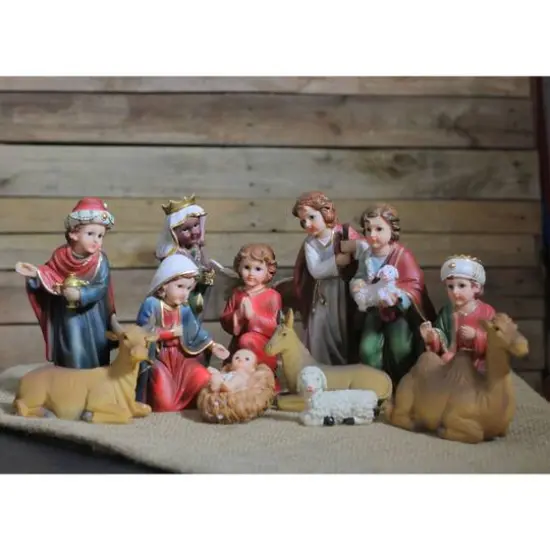 8" Children's First Nativity Set, 12pc. {4}