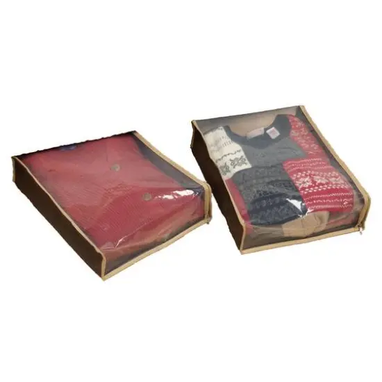 Household Essentials 16" Brown Sweater Storage Bags, 2ct. {8}