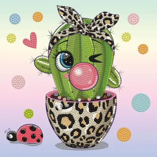 Diamond Dotz&reg; Dotzies&reg; Cat Walk Cactus Diamond Dotting Kit {1}