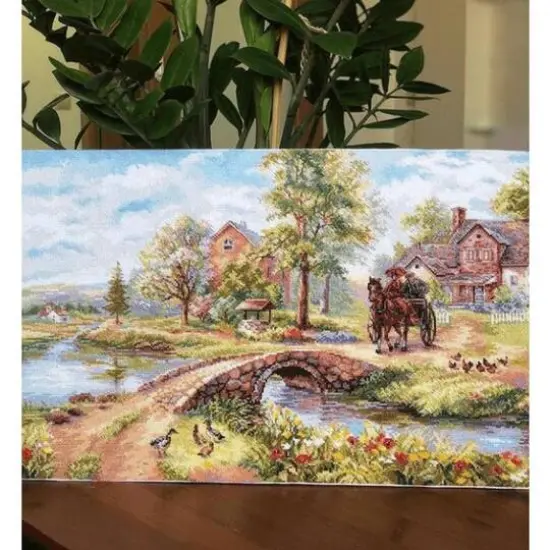 Alisa Sunday Walk Cross Stitch Kit {5}