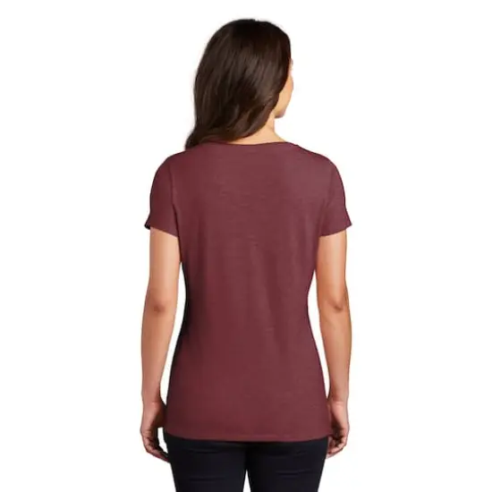 District&reg; Women's Perfect Tri&reg; V-Neck T-Shirt Maroon Frost {6}