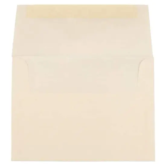 JAM Paper 4.375" x 5.75" Recycled Parchment Invitation Envelopes, 50ct. Natural {4}